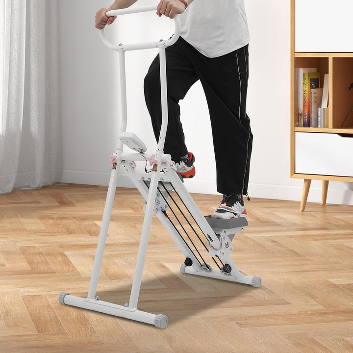 Stair Stepper für Zuhause, Vertikale Klettermaschine, Vertical Climber Maschine, Kreuztrainer mit LC
