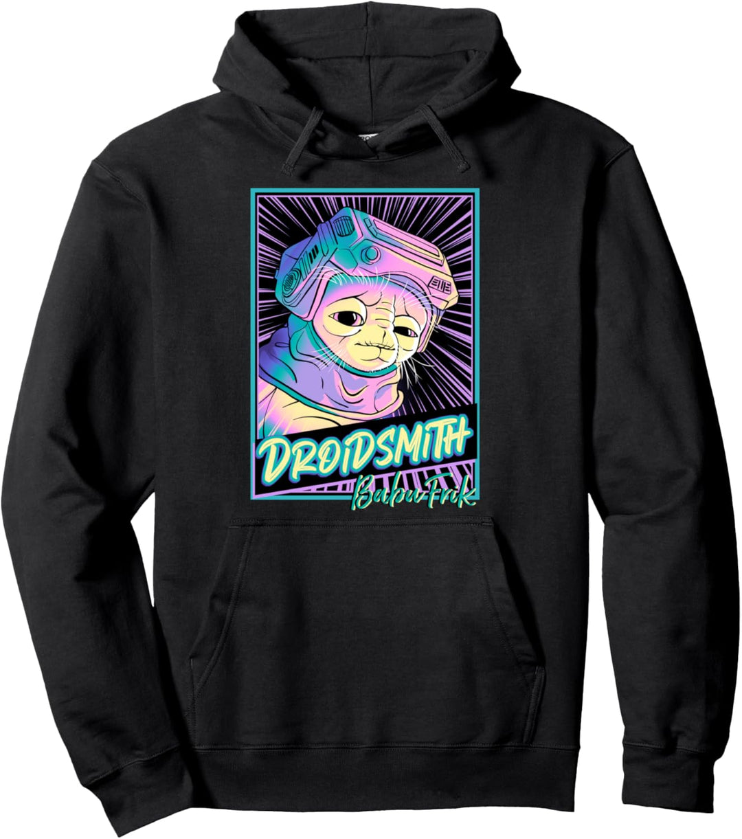 Star Wars: The Rise Of Skywalker Babu Frik Droidsmith Poster Pullover Hoodie