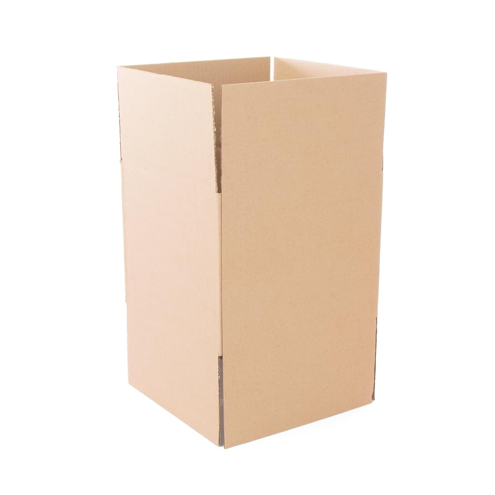 Pack mit 25 verstärkten Kartons mit den Massen 25x25x20 cm und einfacher Welle - Hergestellt in der