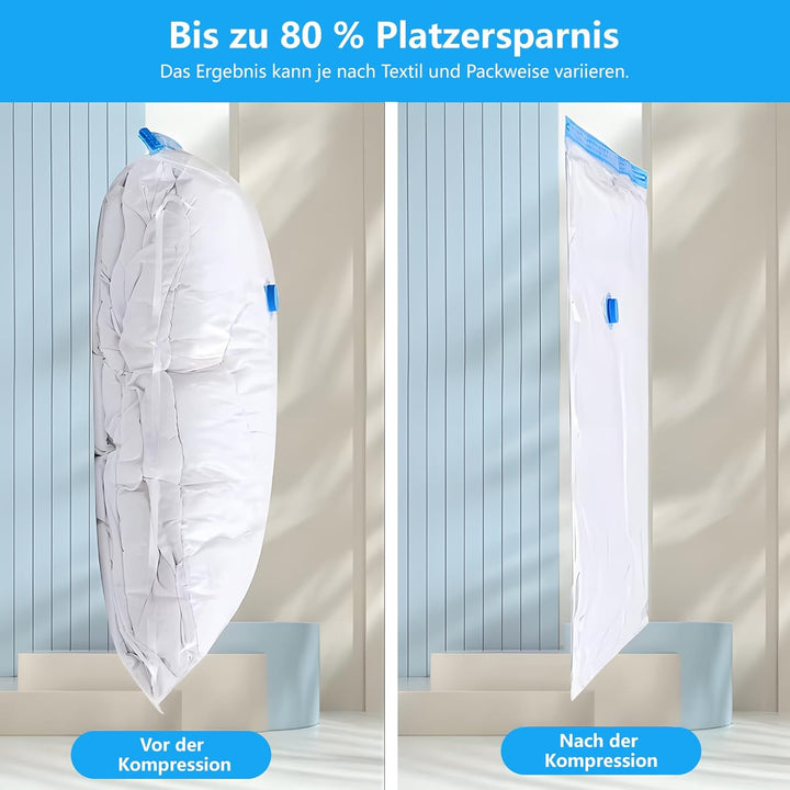 Vakuum Aufbewahrungsbeutel Set mit elektrischer Pumpe, 12-teilig (2 Jumbo, 2 Gross, 4 Mittel, 4 Klei