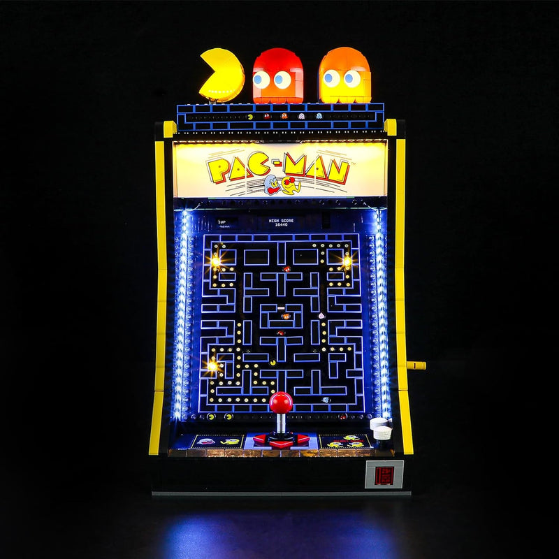 BRIKSMAX 10323 Led Licht für Lego PAC-Man Spielautomat - Compatible with Lego Icons Bausteinen Model