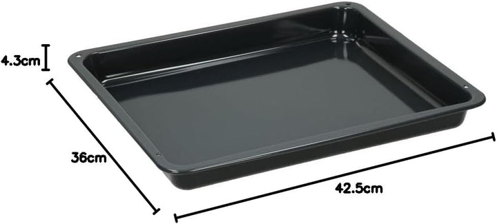 Backblech Kuchenblech Fettpfanne 425x360x43mm emailliert Backofen Herd Original Electrolux AEG 38702