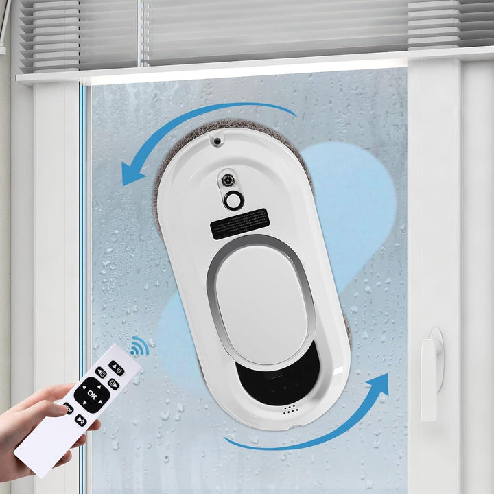 Fensterputzroboter Automatischer Fensterroboter 5600Pa Fensterreiniger Roboter mit Kantenerkennungsf