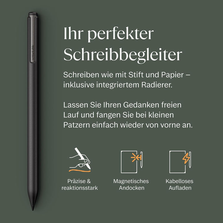reMarkable Paper Pro-Bundle – Leder-Folio-Schutzhülle | 30,6 cm (11,8 Zoll) Farbdisplay und Leselamp
