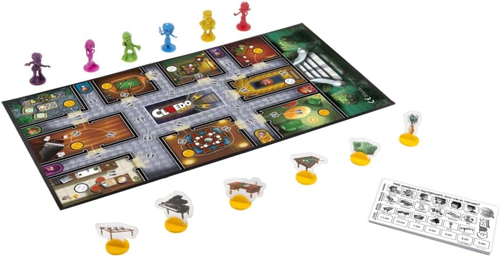 Hasbro Gaming Cluedo Junior Brettspiel für Kinder (Sprache Niederländisch)