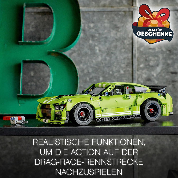LEGO 42138 Technic Ford Mustang Shelby GT500, Modellauto-Bausatz, Spielzeugauto, Rennauto für Kinder