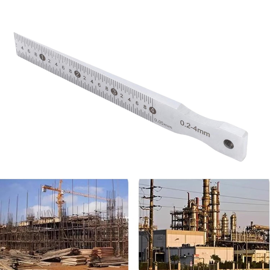 Edelstahl-Kegellehre, Keilspalt-Fühlerlehre, 0,2 Bis 4 Mm Bereich, mit Klaren Skalen für Bau, Eisenb