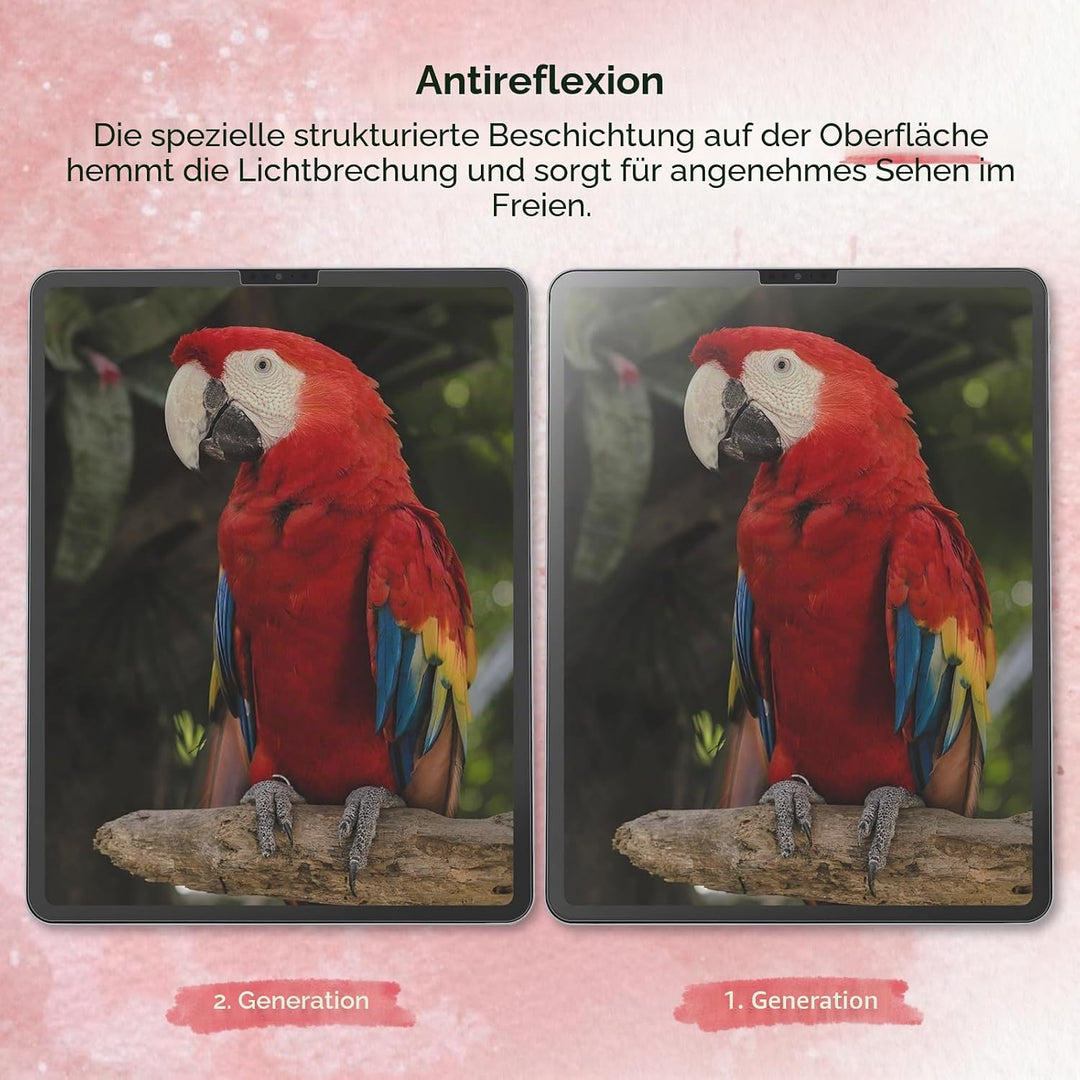 BERSEM 2 Stück Papier Schutzfolie Kompatibel mit iPad Pro 11 Zoll (2022-2018) / iPad Air 5&4 Generat