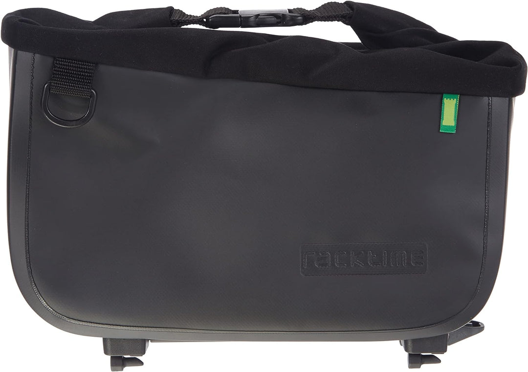 Racktime Unisex – Erwachsene Yves Wd Gepäckträgertasche, schwarz, Einheitsgrösse Single, Single