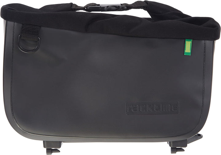 Racktime Unisex – Erwachsene Yves Wd Gepäckträgertasche, schwarz, Einheitsgrösse Single, Single
