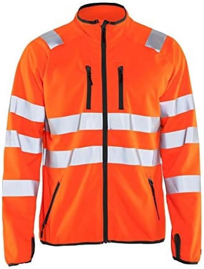 Blaklader 49062512 HIGH VIS JACKET Softshell, Orange, grootte L L Hochglanz-orange, L Hochglanz-oran