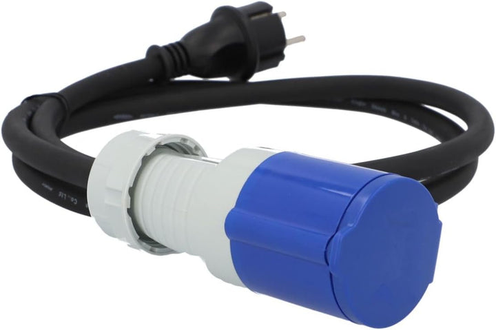 cartrend Explorer CEE Adapter mit CEE-Kupplung und Schutzkontaktstecker zum Anschluss von Wohnmobile