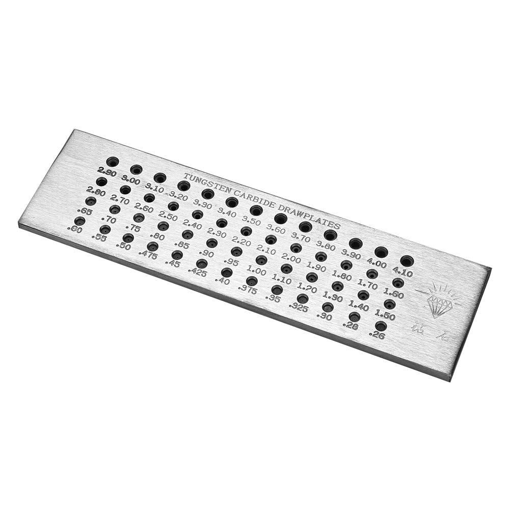 Metall Exquisite tragbare Schmuck Draht Drawplate, leichte runde Form Zeichenplatte, für die Herstel