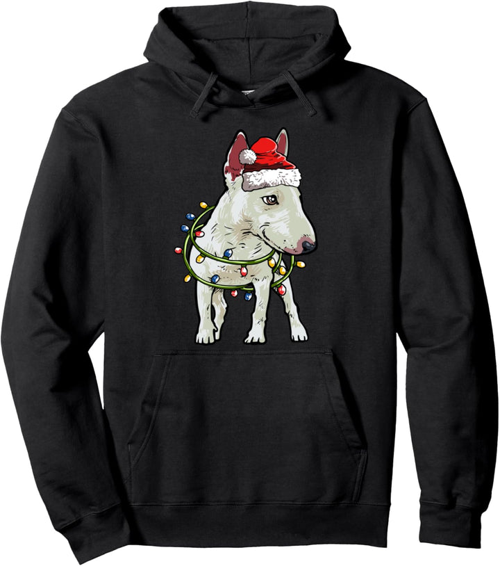 Bullterrier Weihnachten Geschenk X-Mas Hunde Kostüm Pullover Hoodie