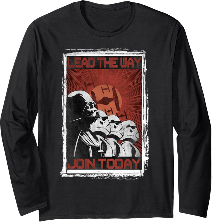 Star Wars Darth Vader Join Today Lineup Poster Langarmshirt