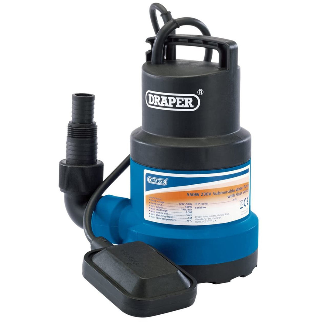 DRAPER 61584 subersible Wasser Pumpe mit Float