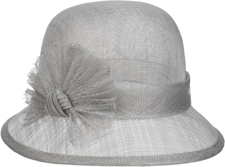 Seeberger Valeska Sinamay Strohhut Damenhut Sommerhut Strohglocke (One Size - grau)
