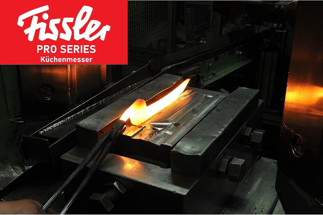 Fissler PROFI Santoku Messer 130mm - Hochwertig, Klinge 13cm, Spezialklingen-Edelstahl geschmiedet -
