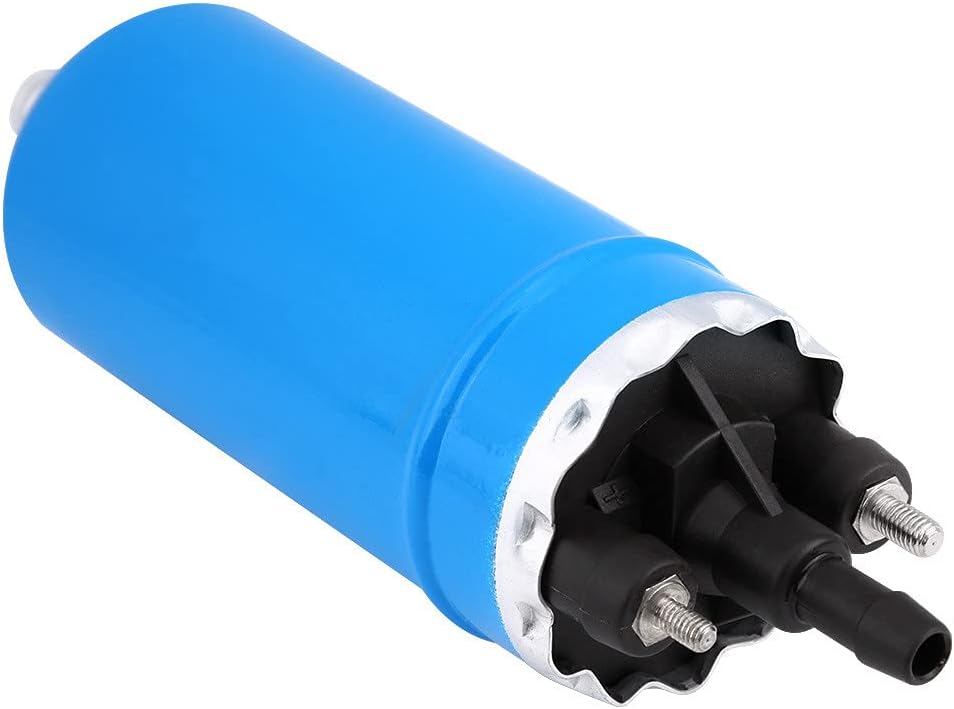 Terisass Elektrische Kraftstoffpumpe 12V 140LPH 3Bar Elektrische Inline-Hochdruckkraftstoffpumpe mit