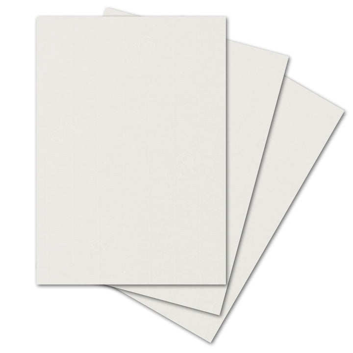 ARTOZ 150x Briefpapier - Ivory-Elfenbein DIN A4 297 x 210 mm - Edle Egoutteur-Rippung - Hochwertiges