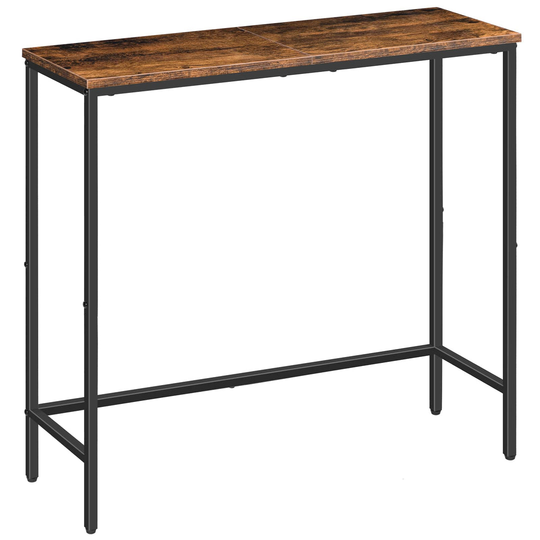 HOOBRO Schmaler Konsolentisch, 75 cm Beistelltisch, Flurtisch, Kleiner Ausstellungstisch, Sofatisch