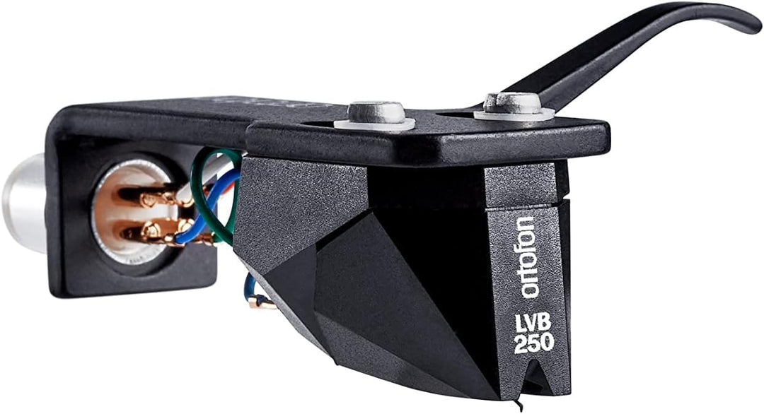 Ortofon 2M Black 250 LVB Premounted - 2M Black 250 LVB Tonabnehmer montiert am SH-4 Black Headshell