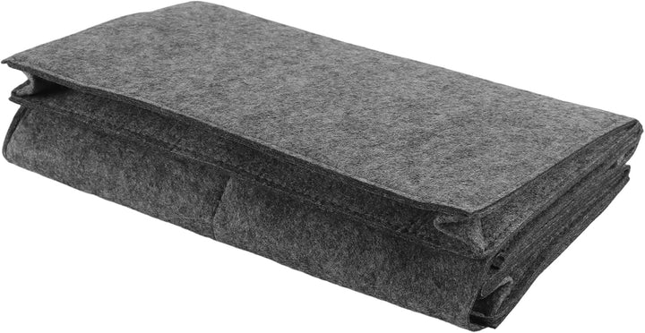 SINJEUN 4 Stück Hängeorganizer Filz, 80 X 32 X 5cm Grau
