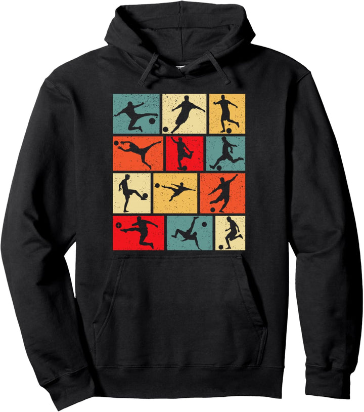 Fussball Fussballer Jungen Kinder Pullover Hoodie