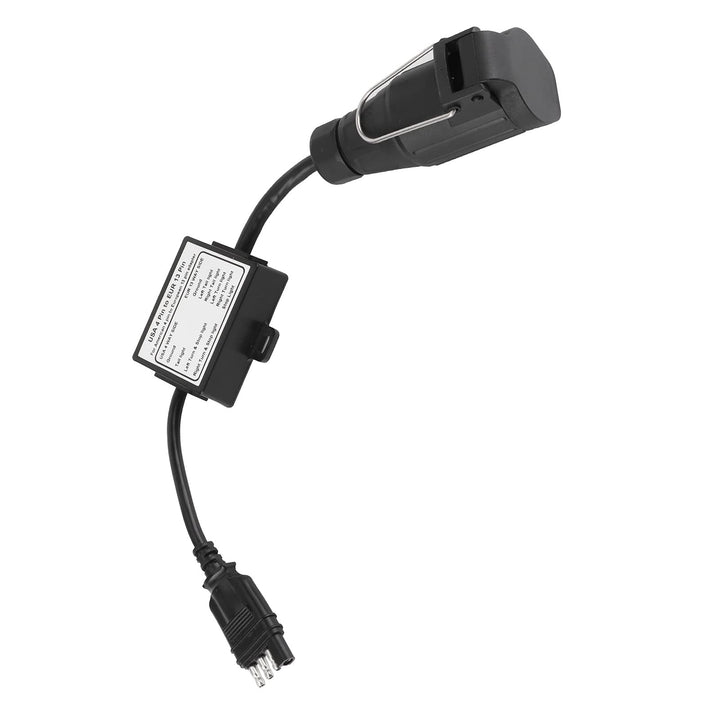 Trailer Connector US, Plug to EU 13 Pin Portable 4 Pin Flat Light Circuit Wiring Converter