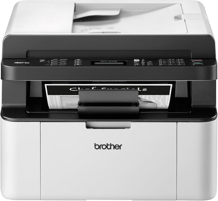 Brother MFC-1910W Kompaktes 4-in-1 Monochrom Monolaser-Multifunktionsgerät (Drucken, scannen, kopier