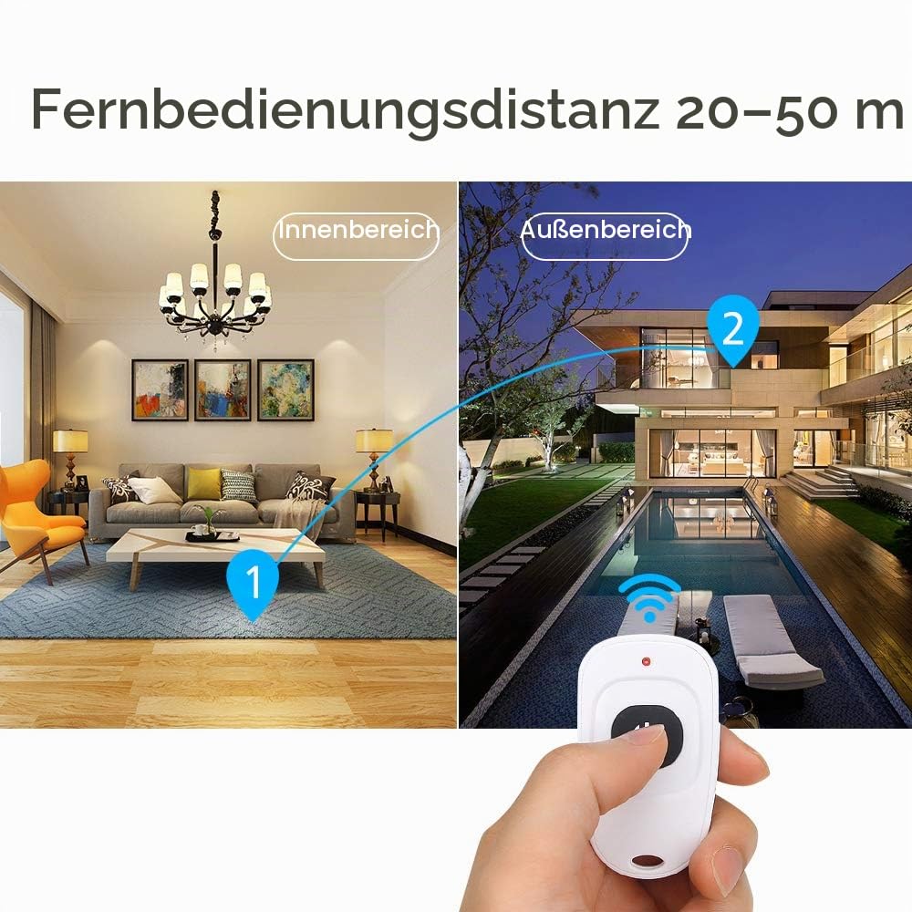 eMylo Smart Relaisschalter Wireless RF DC 12V Zwei 2-Kanal-Fernsteuerungsschalter 5V-24V HF-Relaissc