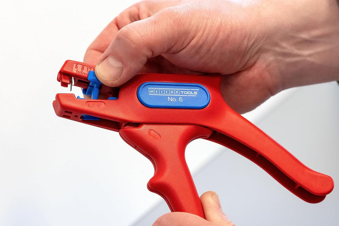 WEICON TOOLS Automatische Abisolierzange No.6 für 0,2-6mm² Kabel bis 1000 Volt, 12er Set, 12er Set