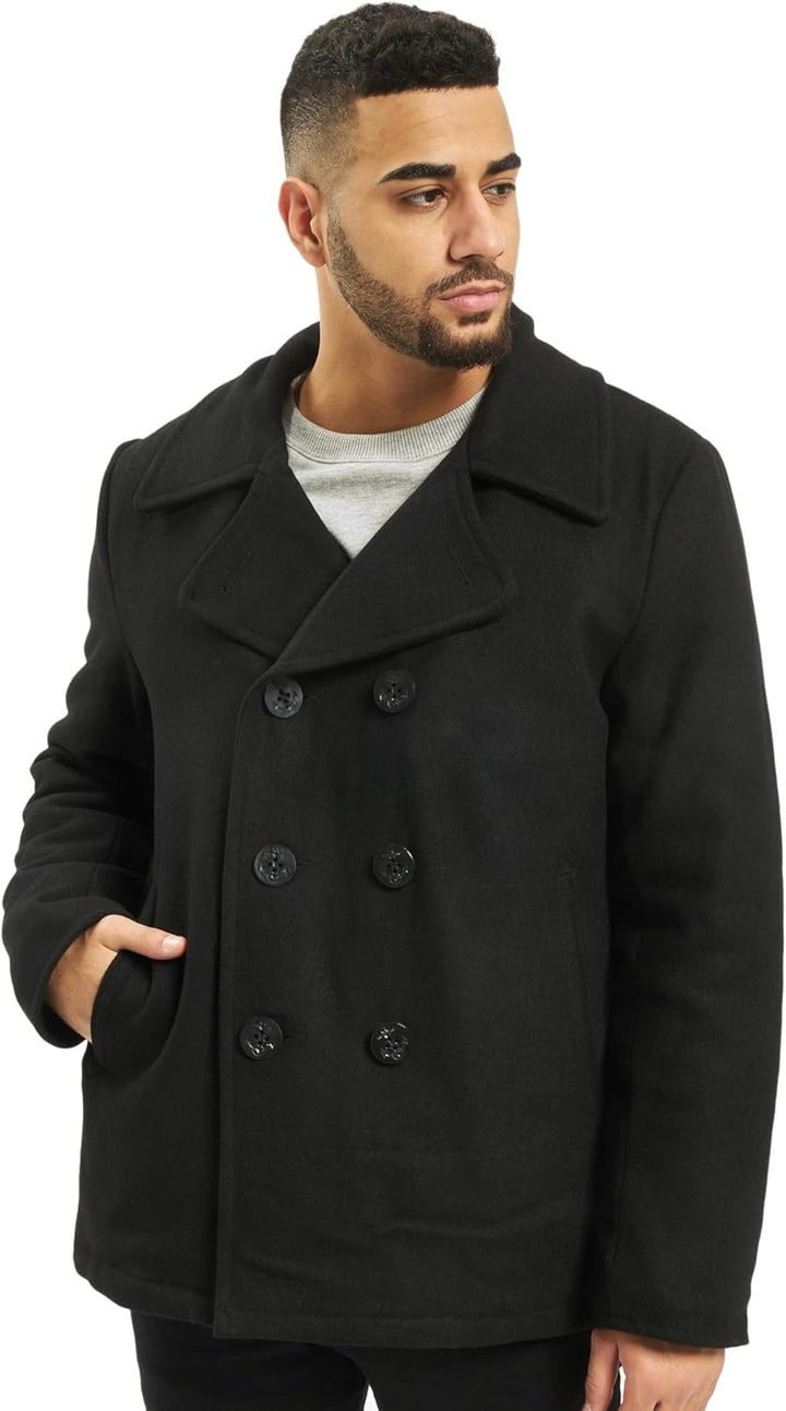 Brandit Pea Coat S Schwarz, S Schwarz