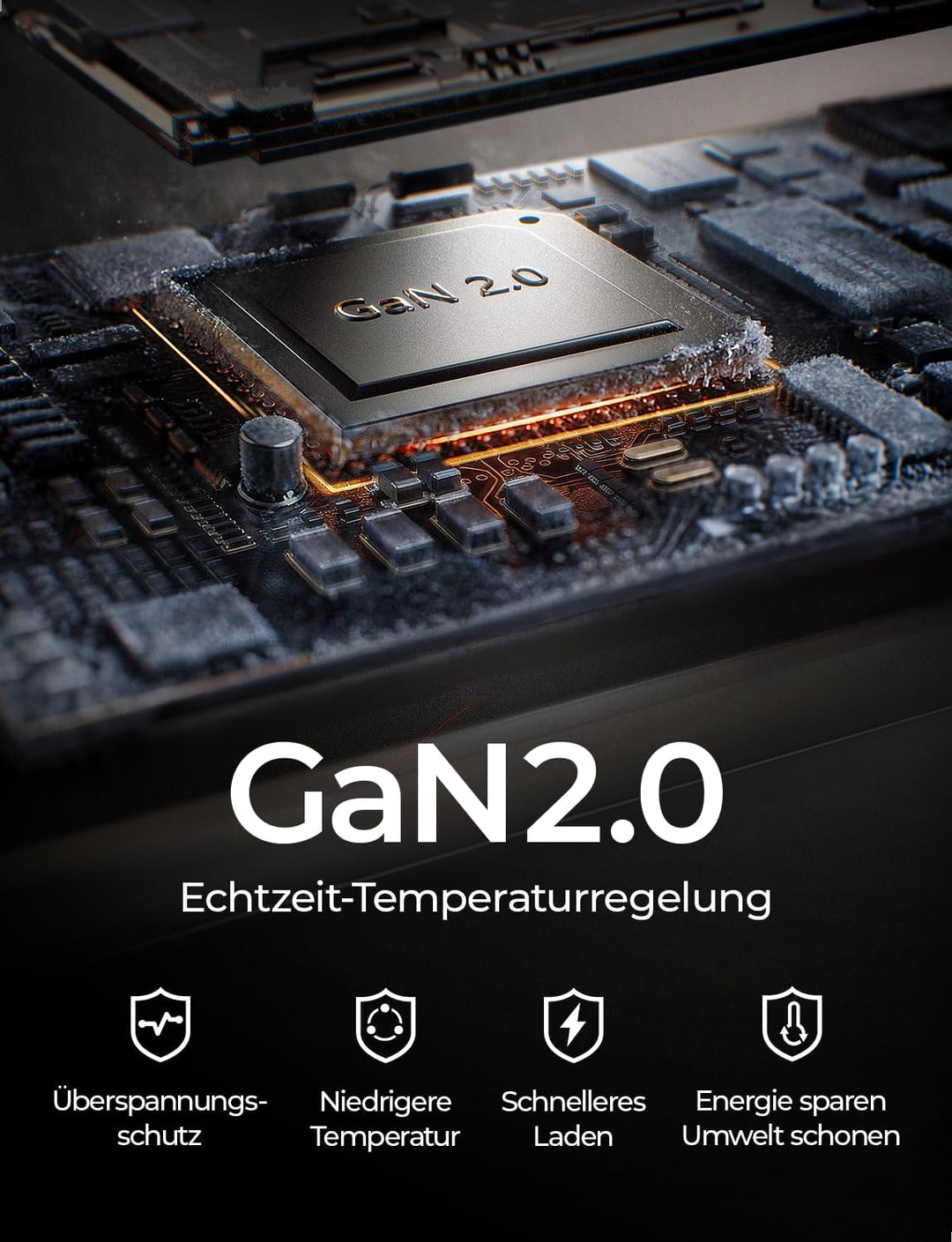 LISEN [Super Schnellladen 3.0] 65 Watt USB C Ladegerät für Samsung Galaxy S26 Ultra, GaN Schnelllade