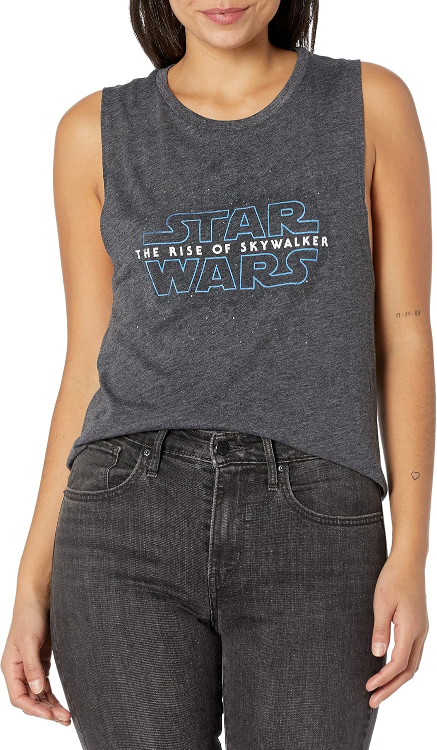 Star Wars Damen T-Shirt XS Anthrazit, XS Anthrazit