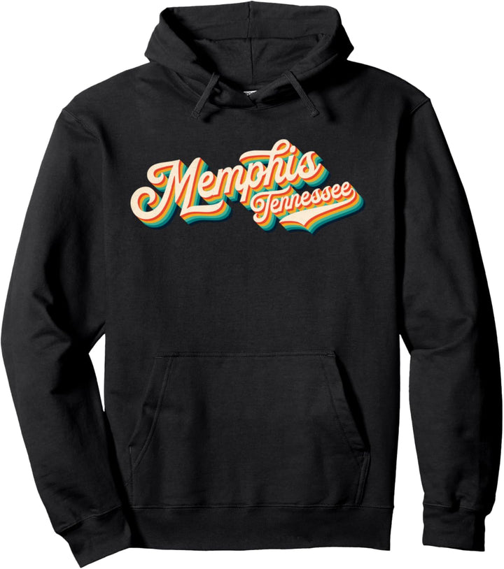 70s Vintage Retro Memphis Tennessee Throwback Gift Pullover Hoodie