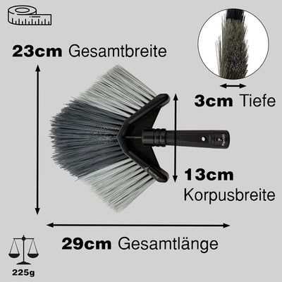 FenWi Eckbesen und Staubwedel als Zubehör zu FenWi Alu-Teleskopstangen und Teleskop-Fensterwischer-P