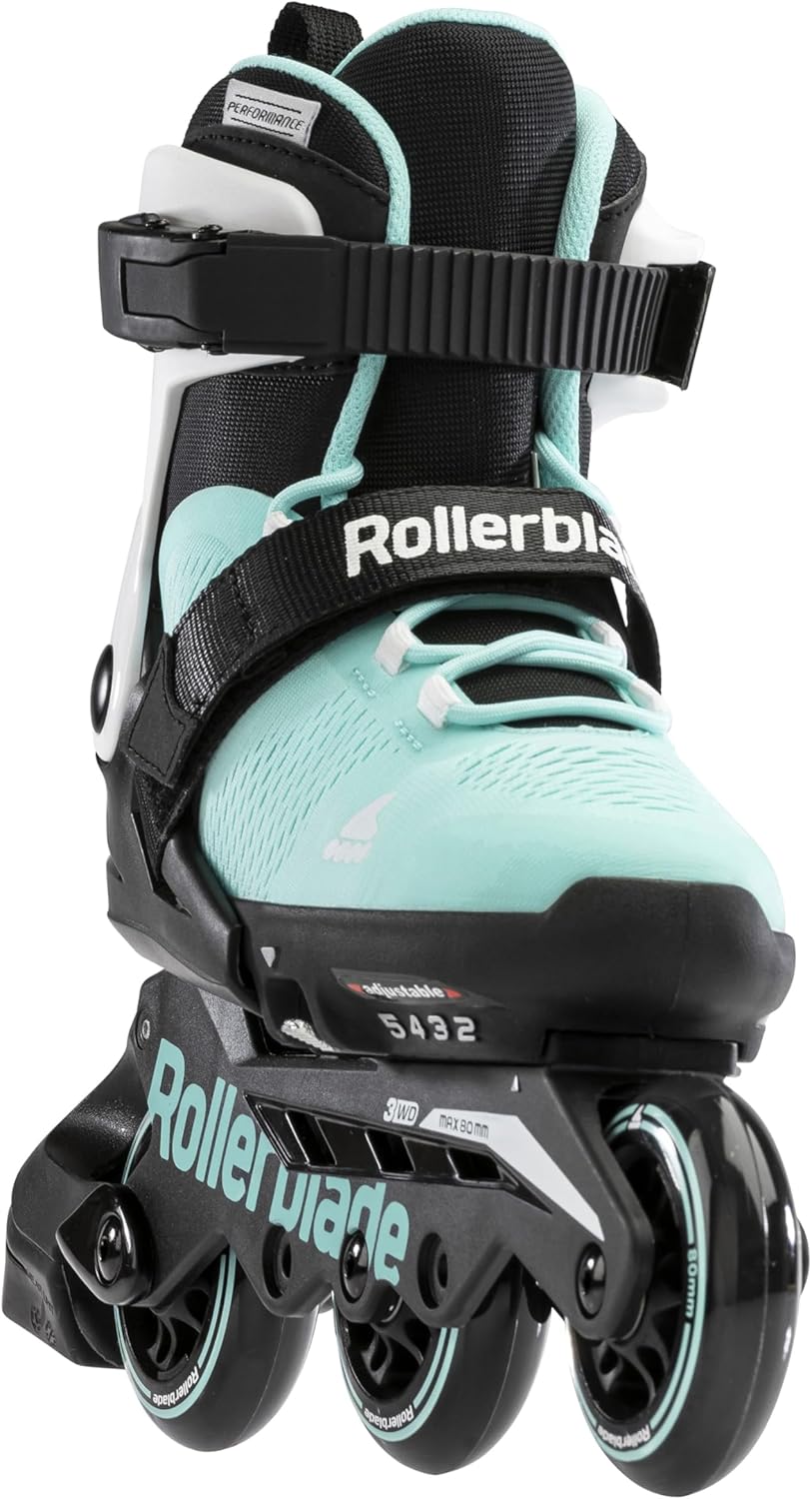 Rollerblade Unisex – Babys Microblade 3wd Inline-Skates 36.5-40.5 AcquaMarina/Bianco, 36.5-40.5 Acqu