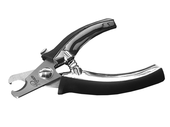 Resco Professional plier-Style Nagelknipser, Trimmer L Chrom / Schwarz, L Chrom / Schwarz