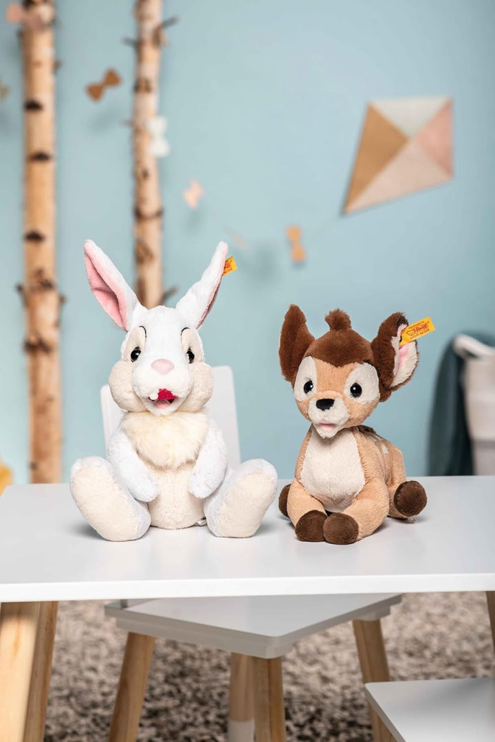 Steiff Klopfer Hase sitzend Disney - 21cm Kuscheltier für Babys - weich & waschbar - bunt (024627),