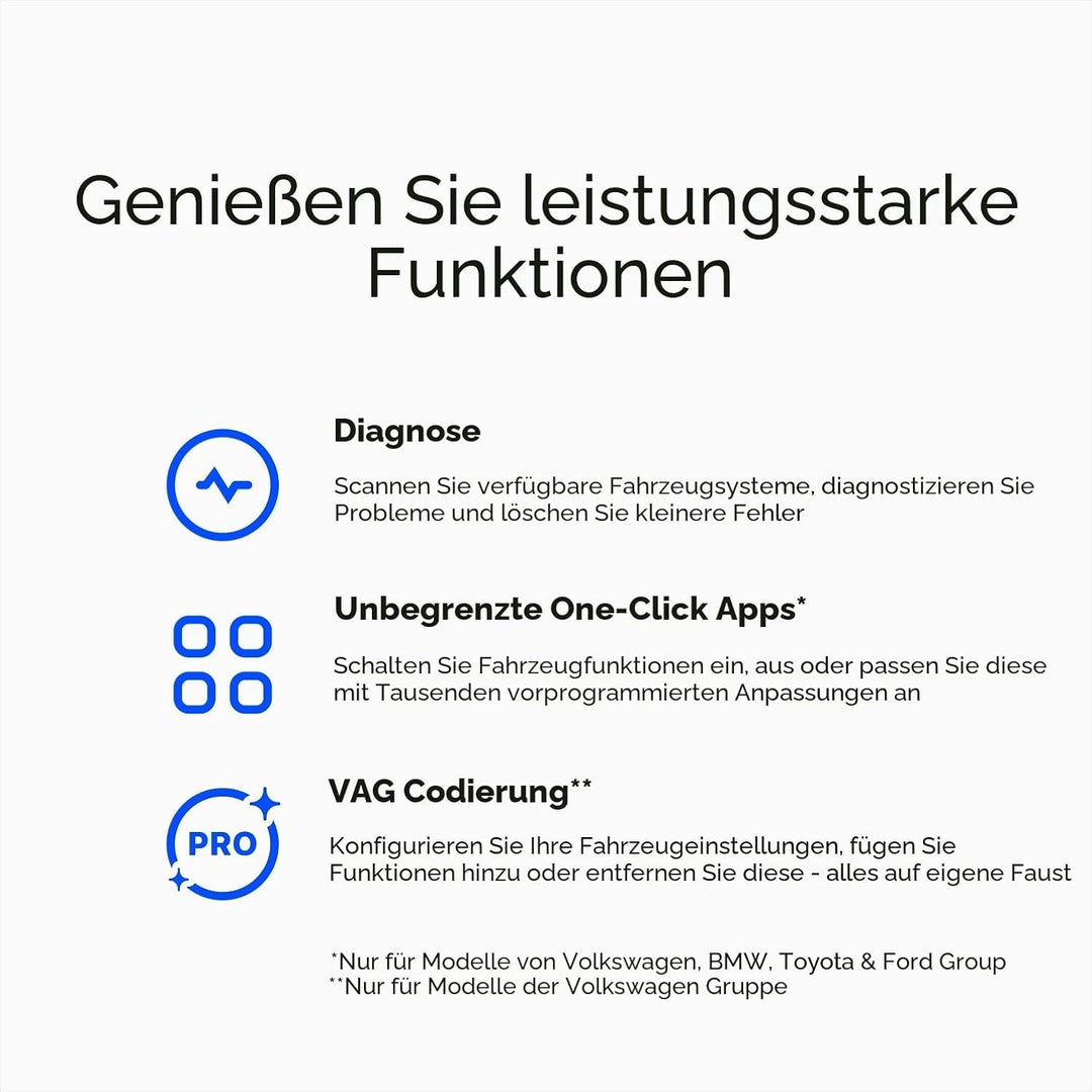 OBDeleven 3 Ultimate Edition: Professionelles OBD2-Diagnose-Scan-Werkzeug der nächsten Generation zu
