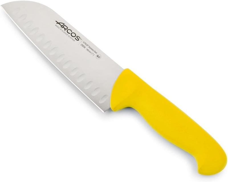 Arcos Serie 2900 - Santoku Messer Messer Asiatischer ArtAsian Knife - Klinge Nitrum Edelstahl 180 mm