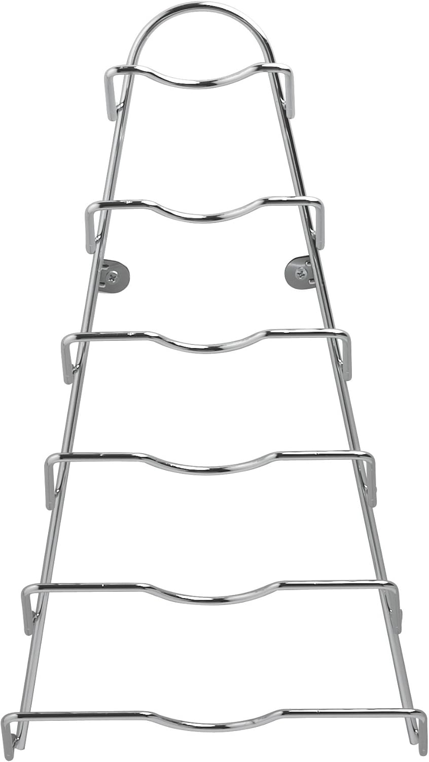 Weis Deckelhalter aus verchromten Metall in der Farbe Silber, Masse: 42cm x 23cm x 8cm, 02602