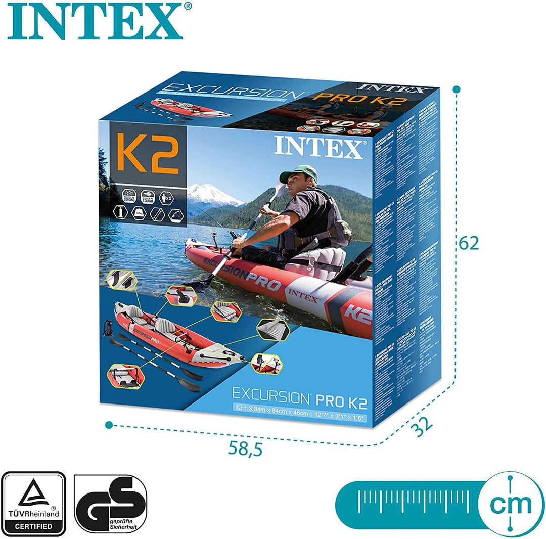 Intex - Aufblasbarer Kajak K2 Excursion Pro Kajak, K2 Excursion Pro Kajak