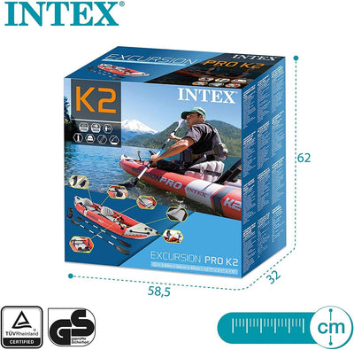 Intex - Aufblasbarer Kajak K2 Excursion Pro Kajak, K2 Excursion Pro Kajak