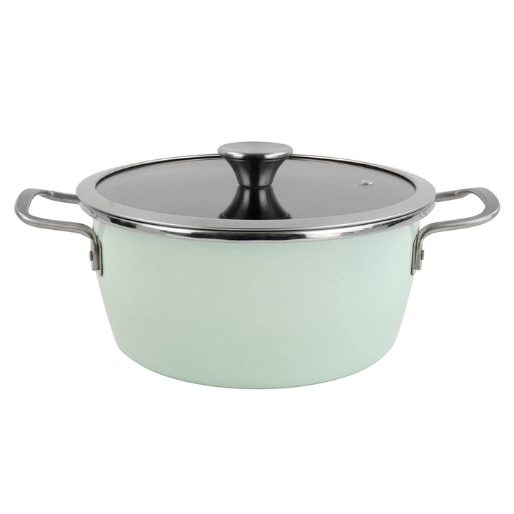Magefesa Nordic Kochtopf 24 cm mit zweischichtiger Antihaftbeschichtung, verstärkt mit Emaille ausse