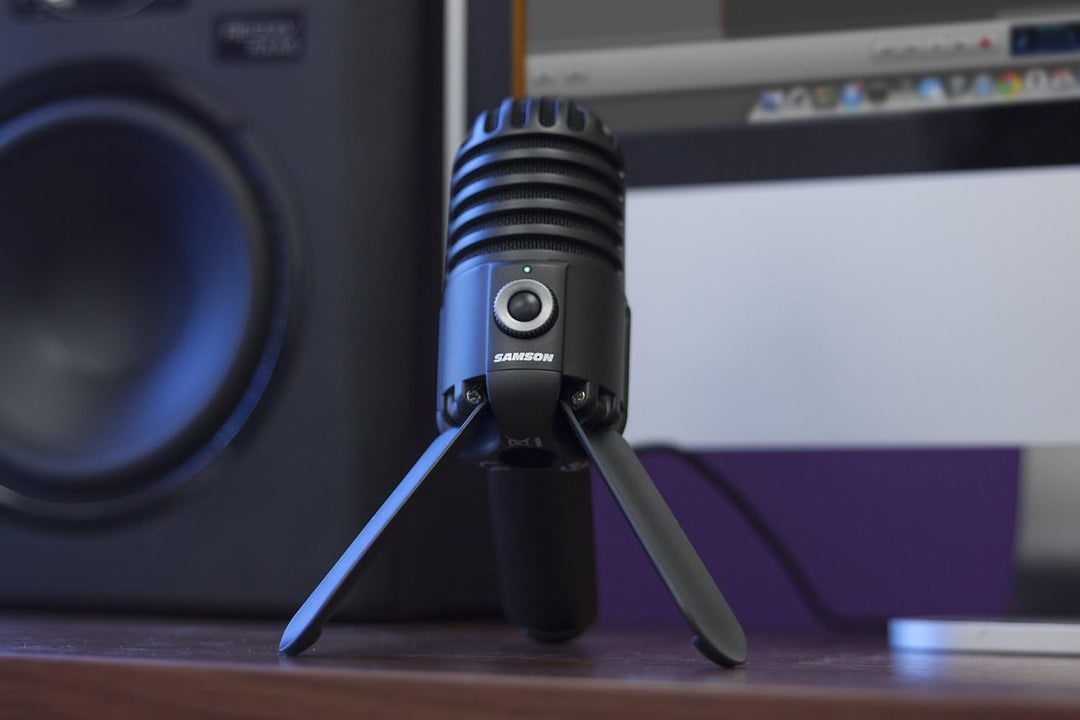 Samson Meteor USB Studio Cardioid Microphone - Titanium Black schwarz Single, schwarz Single