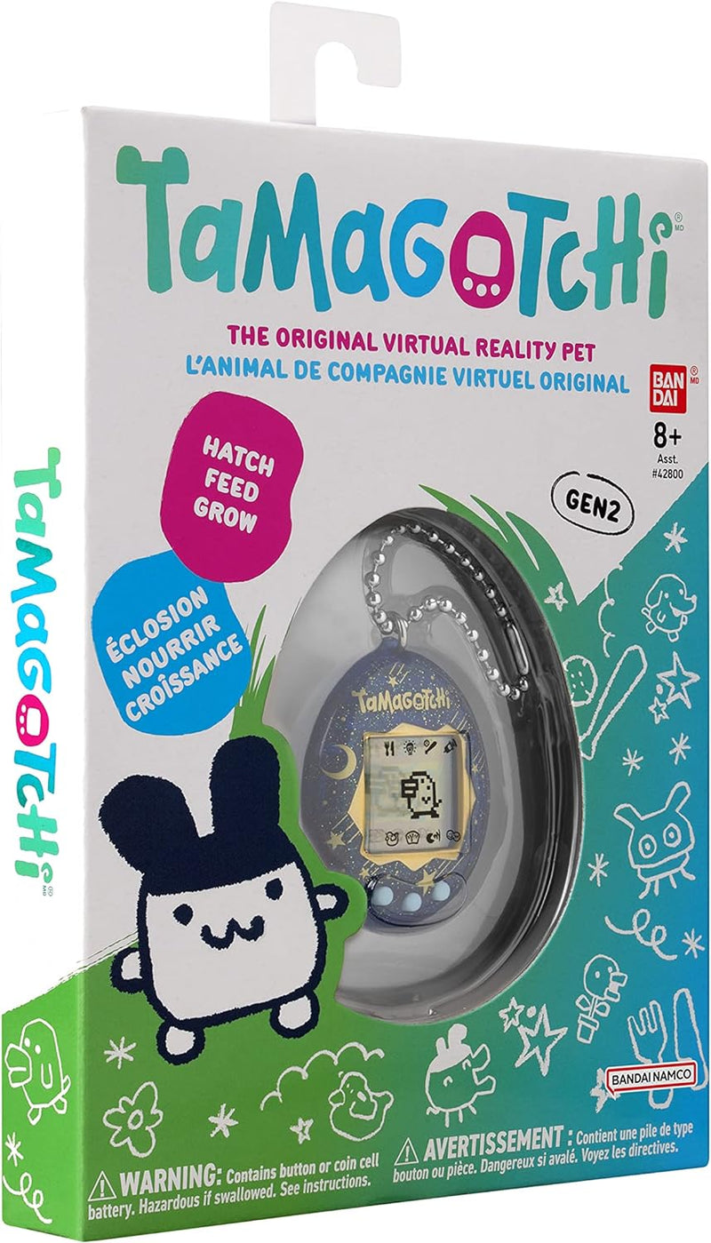 BANDAI - Tamagotchi - Tamagotchi original - Stary Night - virtuelles elektronisches Haustier - 42970