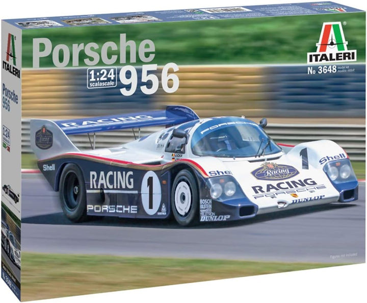 ITALERI 3648S - 1:24 Porsche 956, Modellbau, Bausatz, Standmodellbau, Basteln, Hobby, Kleben, Plasti