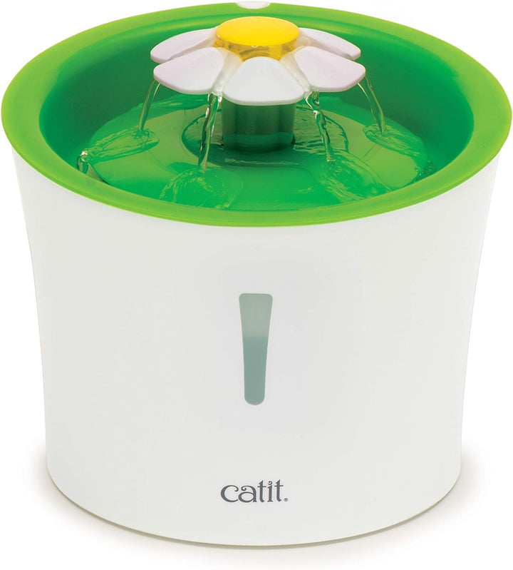 Catit Flower Fountain Blumentrinkbrunnen 3L - Immer frisches Wasser für Ihre Katze, durch ständige F